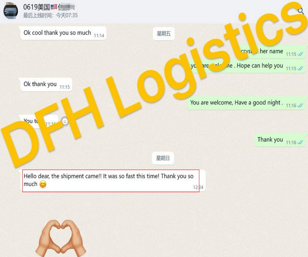 Express shipping from china to usa