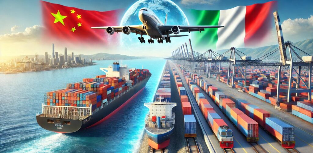 freight forwarder china to italy