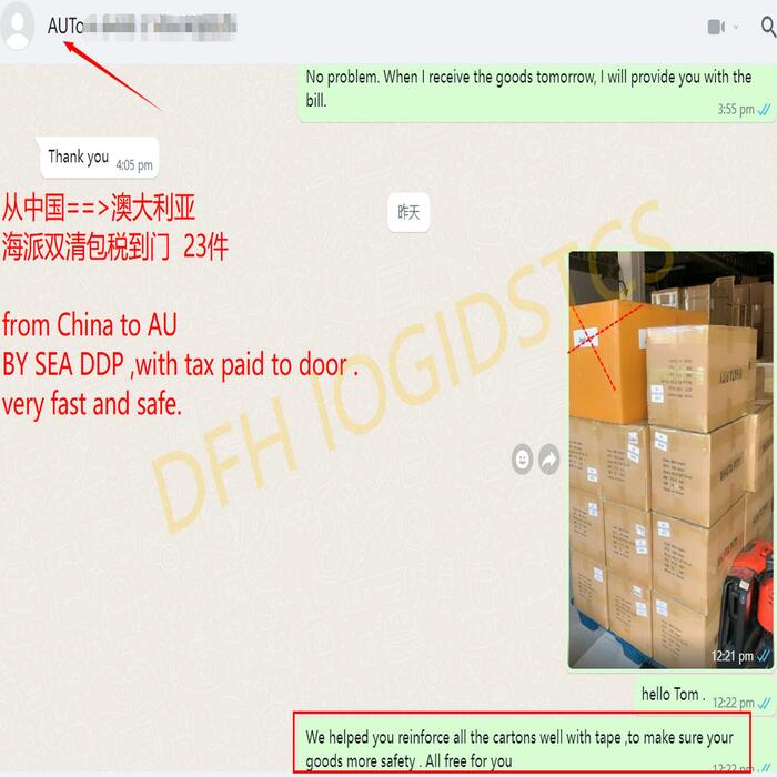 happy client from Australia