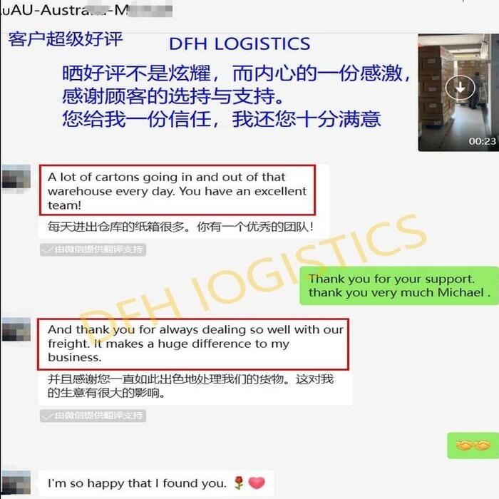 happy client from Australia