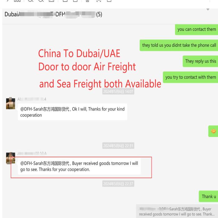 happy client from UAE