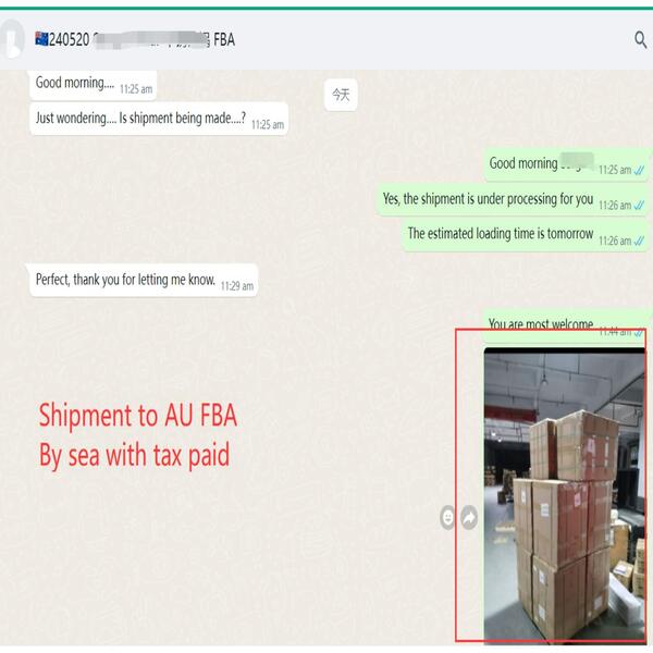 amazon shipment happy clients from DFH Logistics