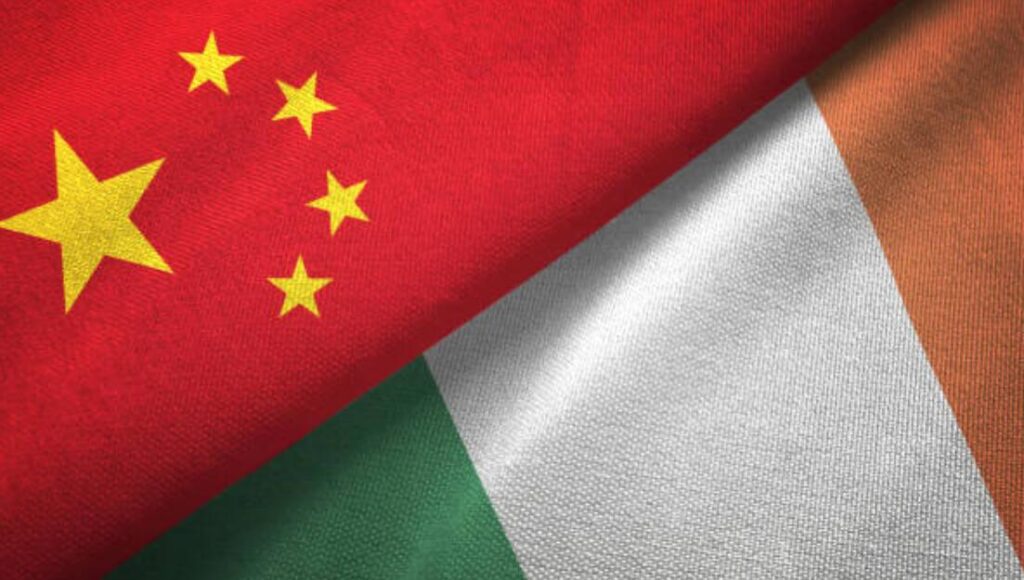 China to Ireland