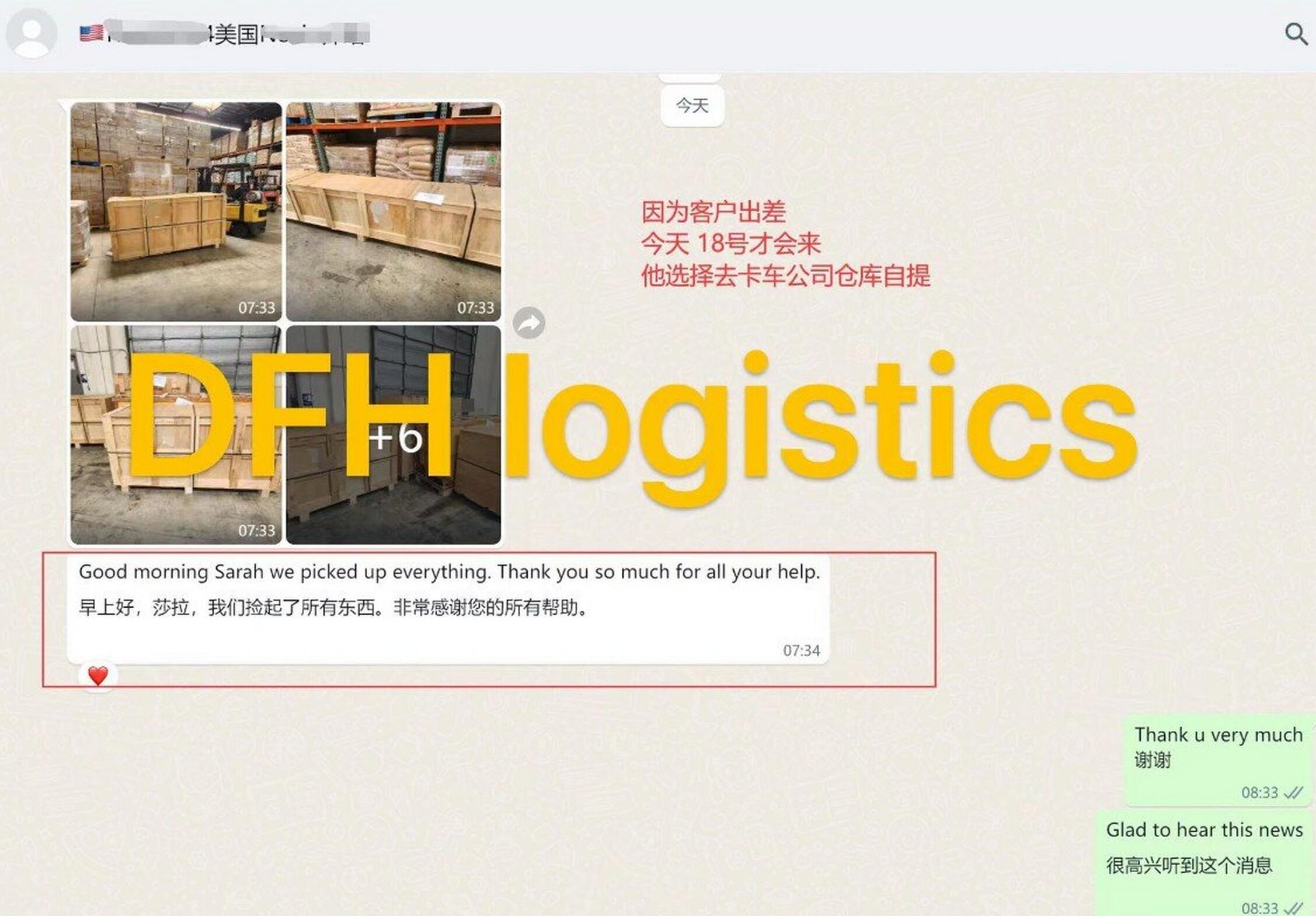 Happy client from USA