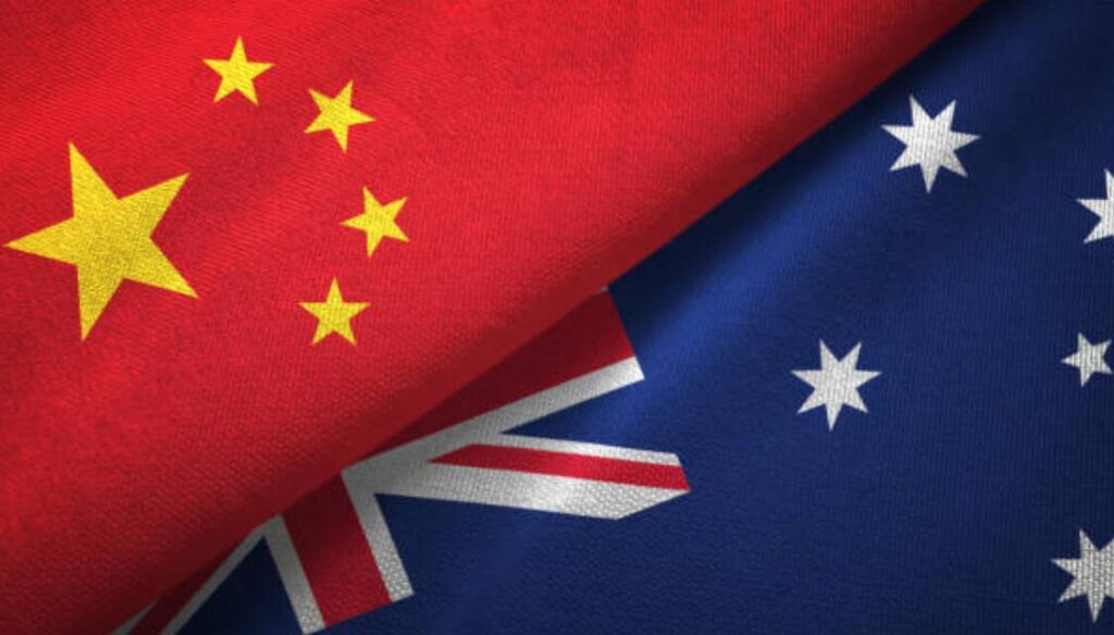 China to Australia