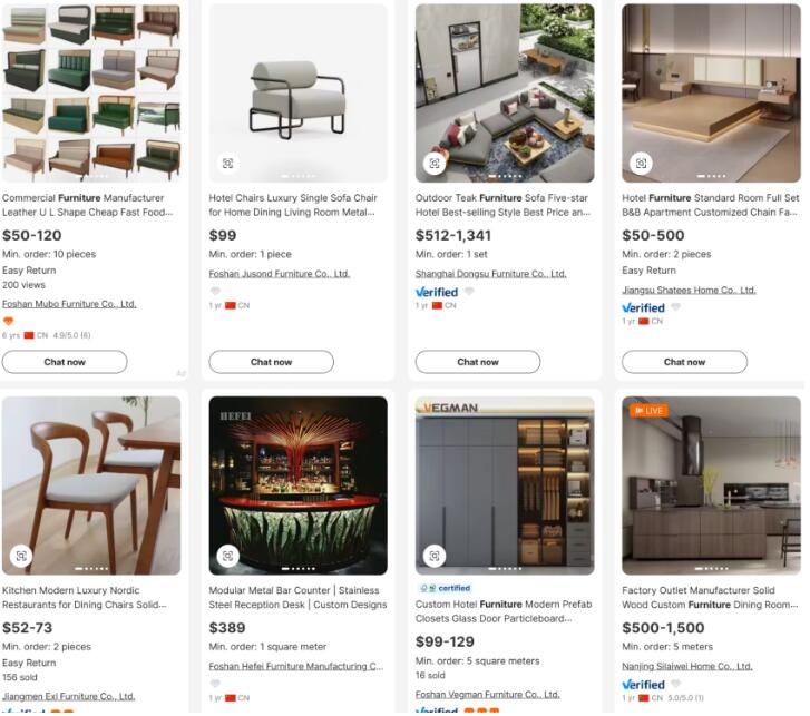 Furniture Suppliers in China