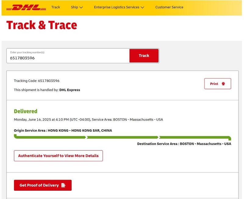 DHL Tracking