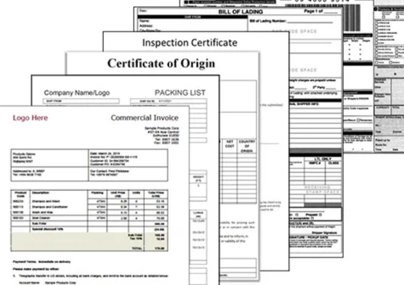 What documents are required to ship from Alibaba to Poland