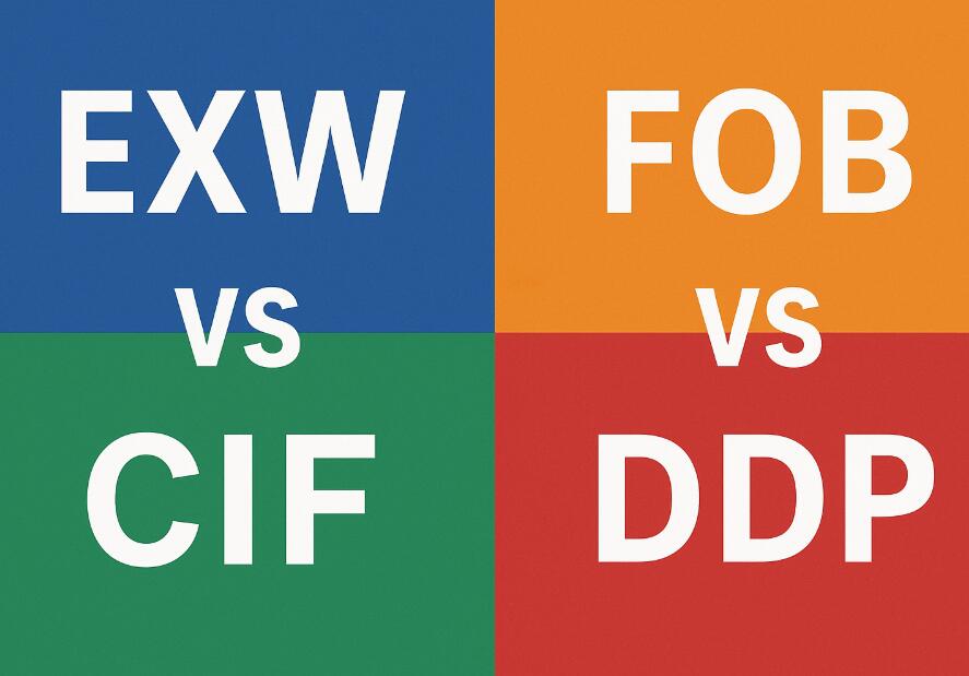 EXW vs FOB vs CIF vs DDP