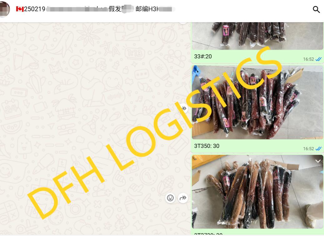 shipping wigs from China to Canada by sea freight