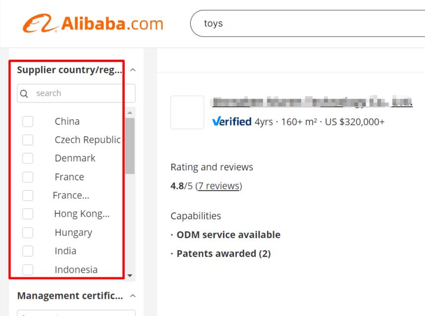 vet Alibaba suppliers