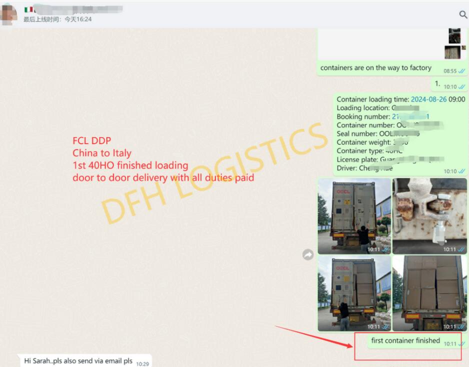 Case study China to Italy