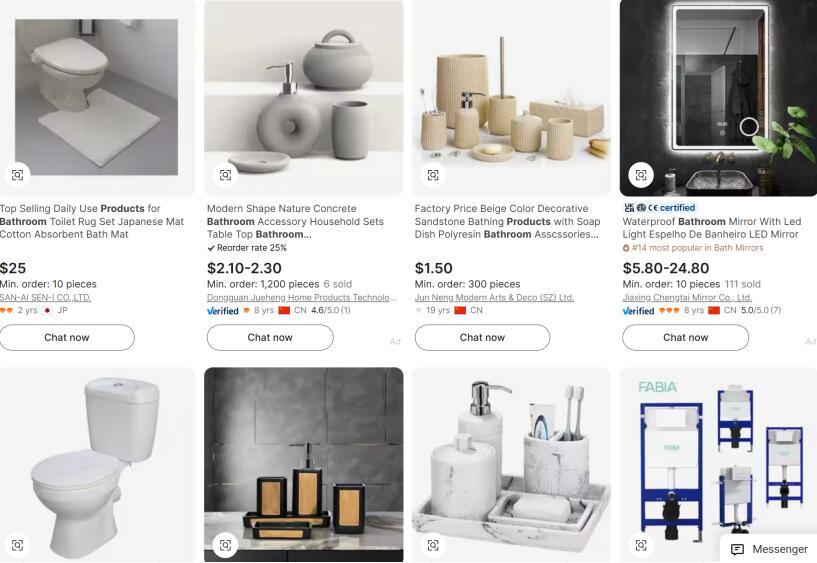 Bathroom products from China