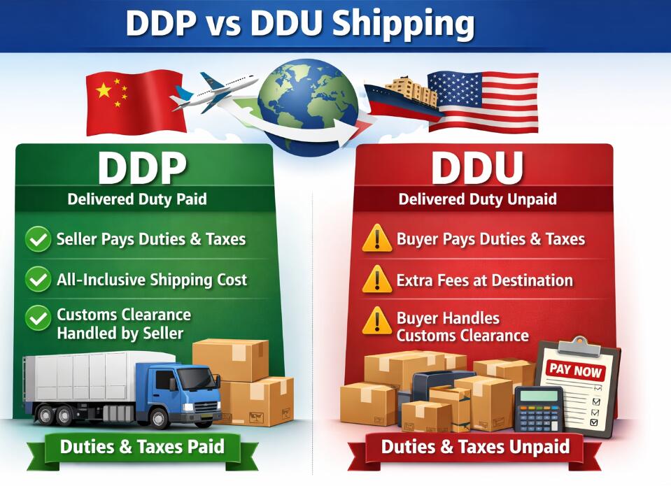 DDP vs DDU Shipping