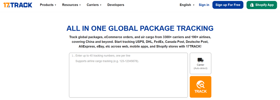 Third Party Tracking Service