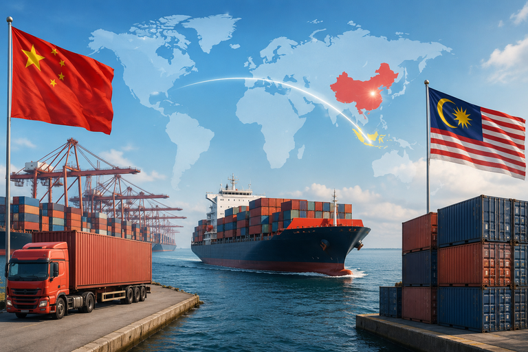 Ship from China to Malaysia