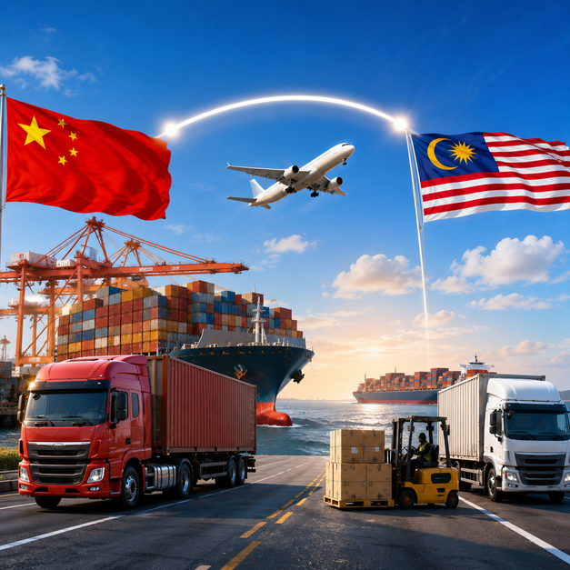 Shipping from China to Malaysia