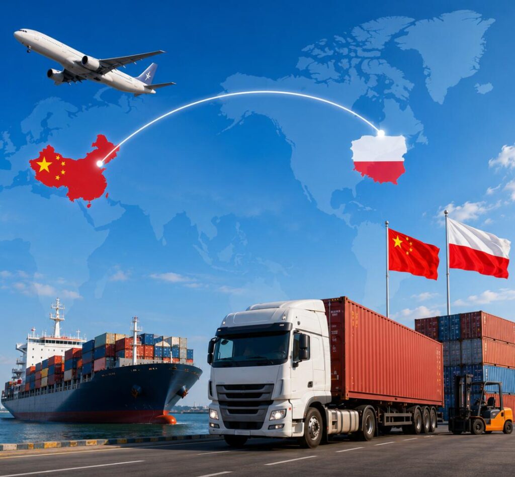 freight forwarder China to Poland