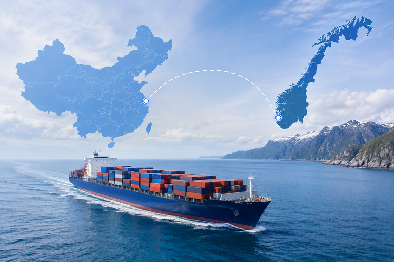 ship from china to norway
