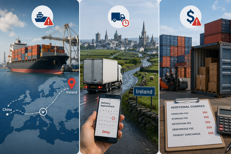 Common Risks Shipping from China to Ireland