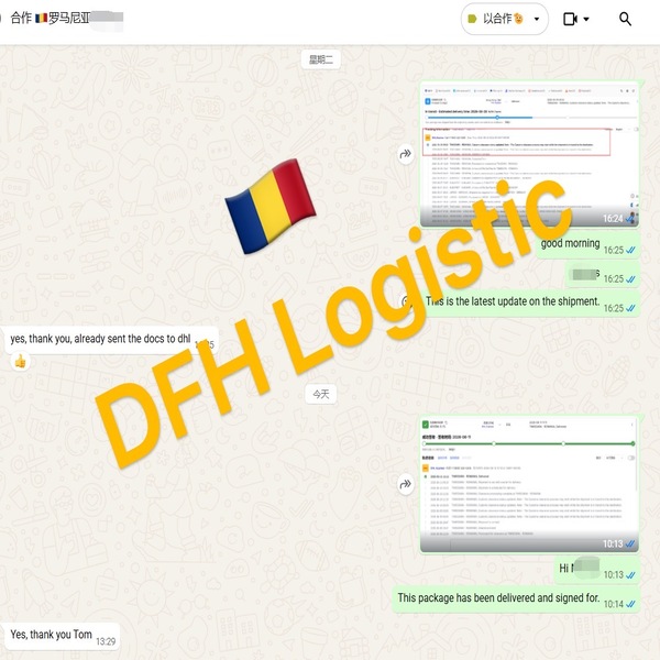 shipping from china to romania