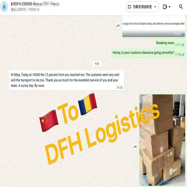 shipping from china to romania