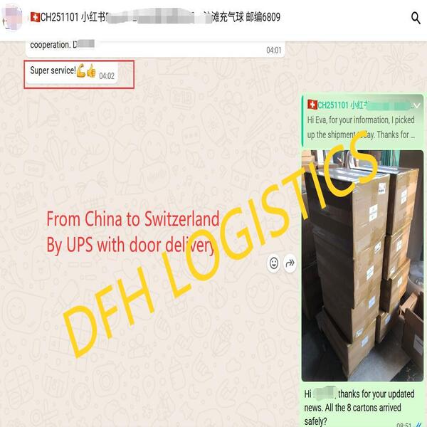 shipping from china to switzerland