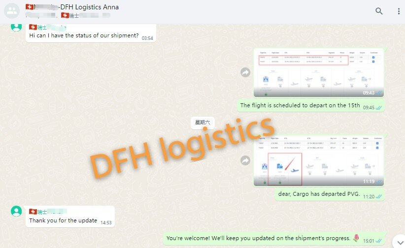 track shipments from china to switzerland
