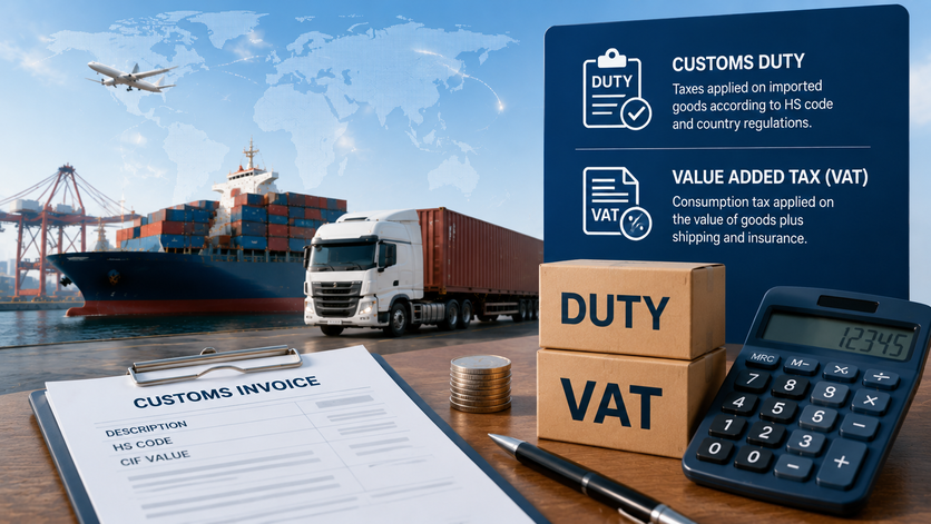 vat shipping from China to croatia