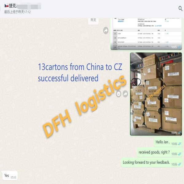 Shipping from China to Czech Republic