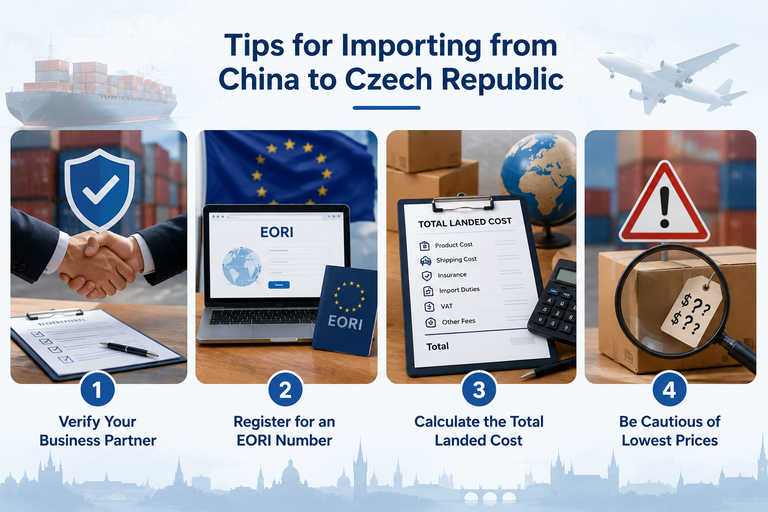 tips for importing from china to czech republic