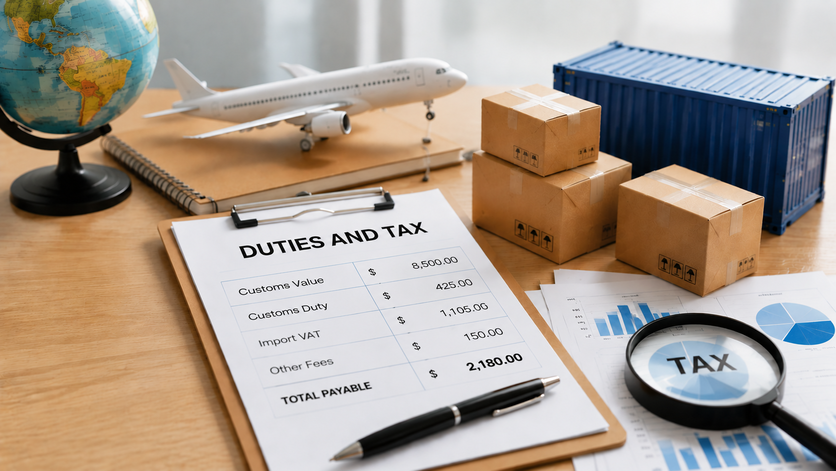 taxes shipping from china to slovenia