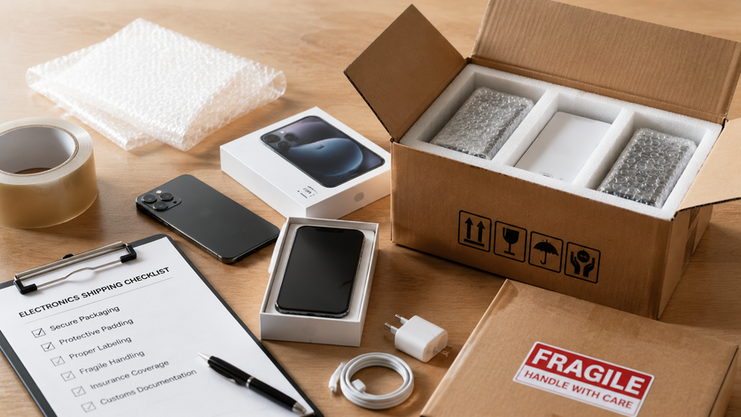 ship smartphone from china to slovenia