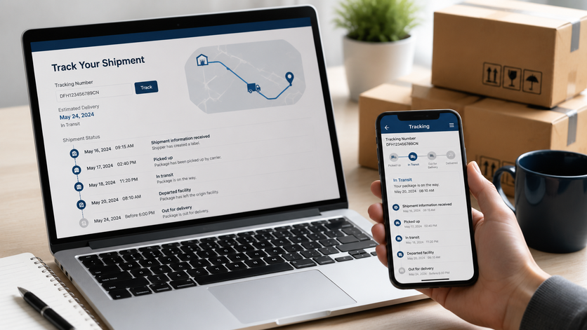 trakcing shipping from china to Slovenia 