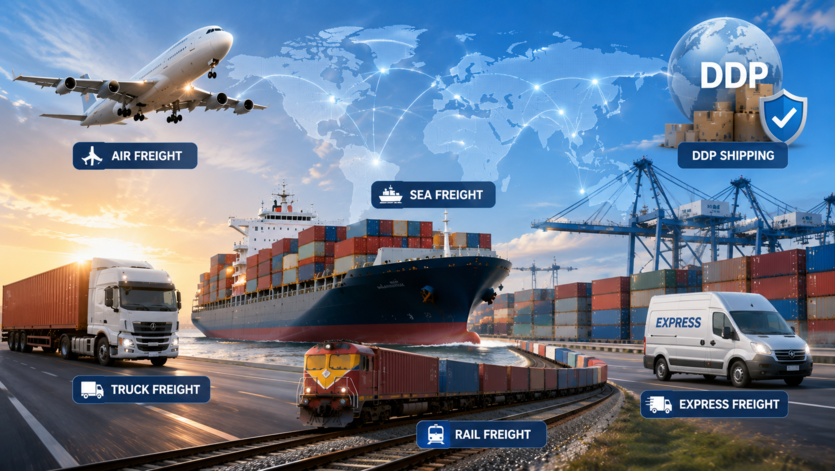 shipping methods from china to austria