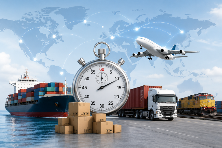 shipping time from china to austria