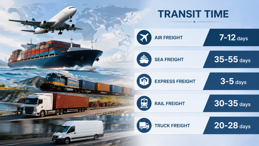 shipping time from china to croatia